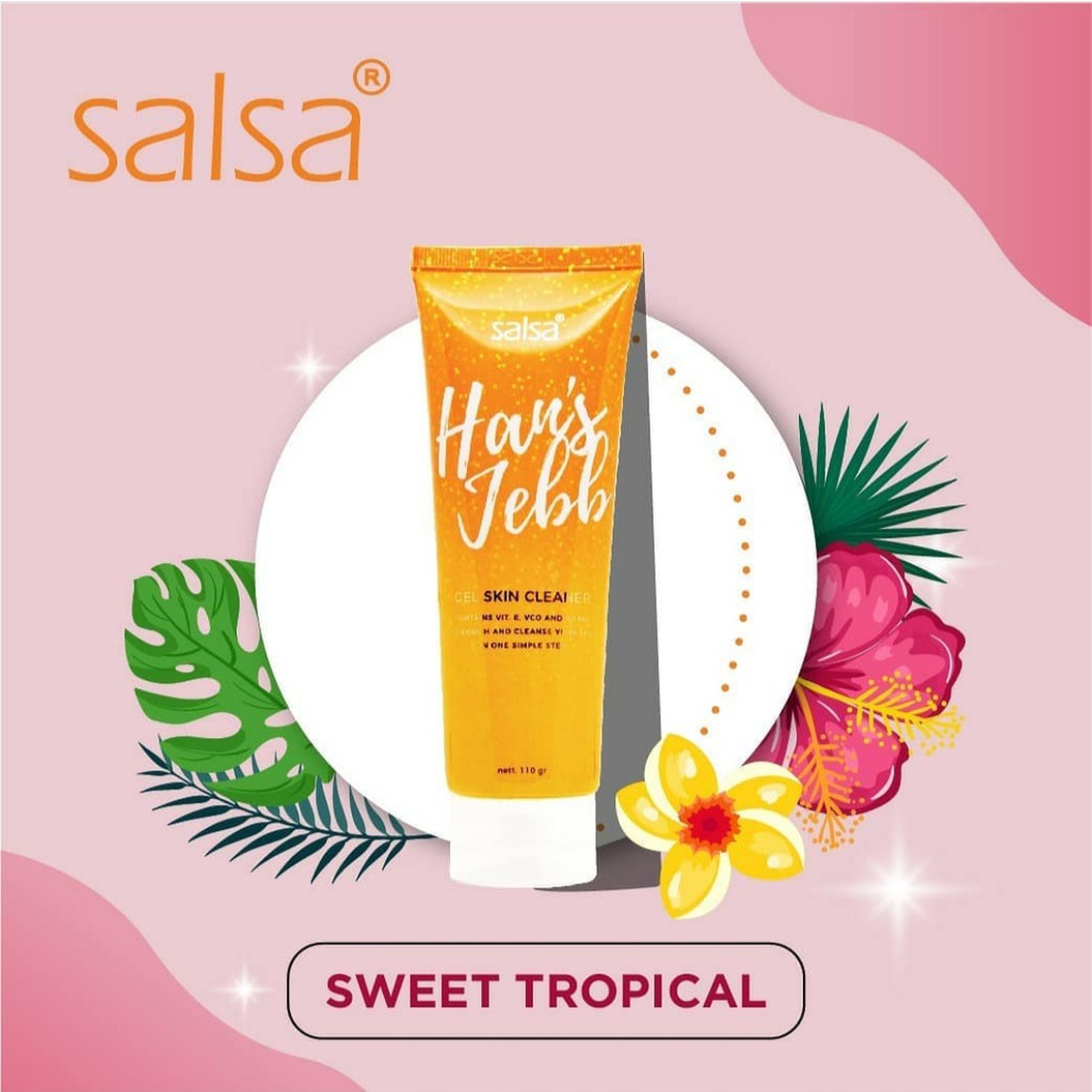 Salsa Hans Jebb Hansjebb Gel Skin Cleaner Peeling Pembersih Perontok Daki Tanpa Bilas Original Bpom