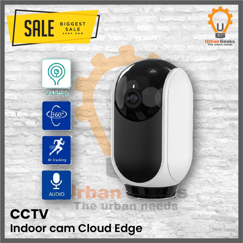 IP WiFi Mini Smart Alarm CCTV Indoor PZT Camera Cloudedge App CCTV 1080p