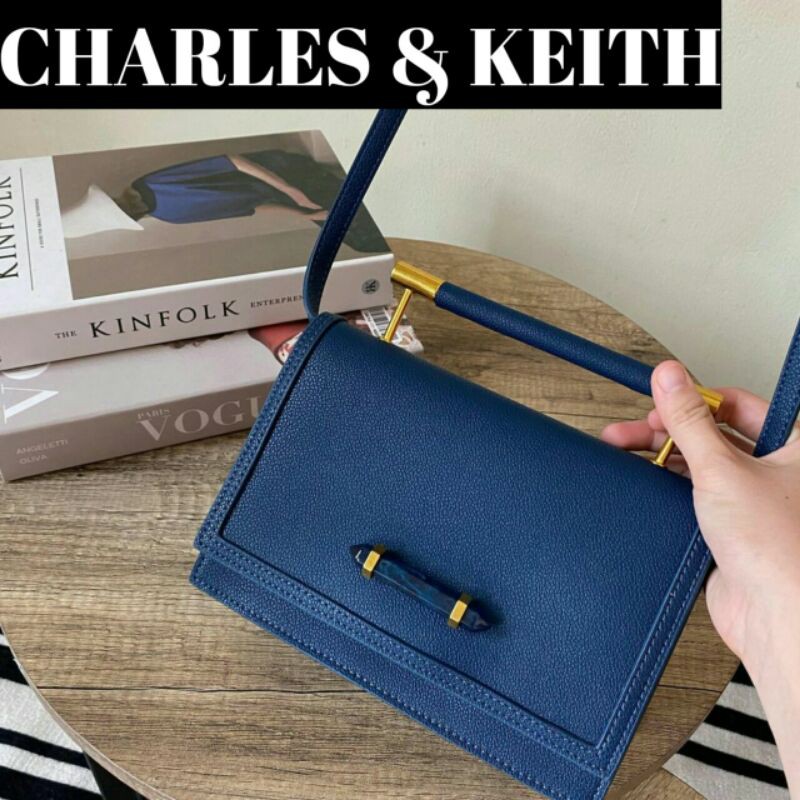 TAS CK METAL TOP HANDLE BAG / TAS SELEMPANG