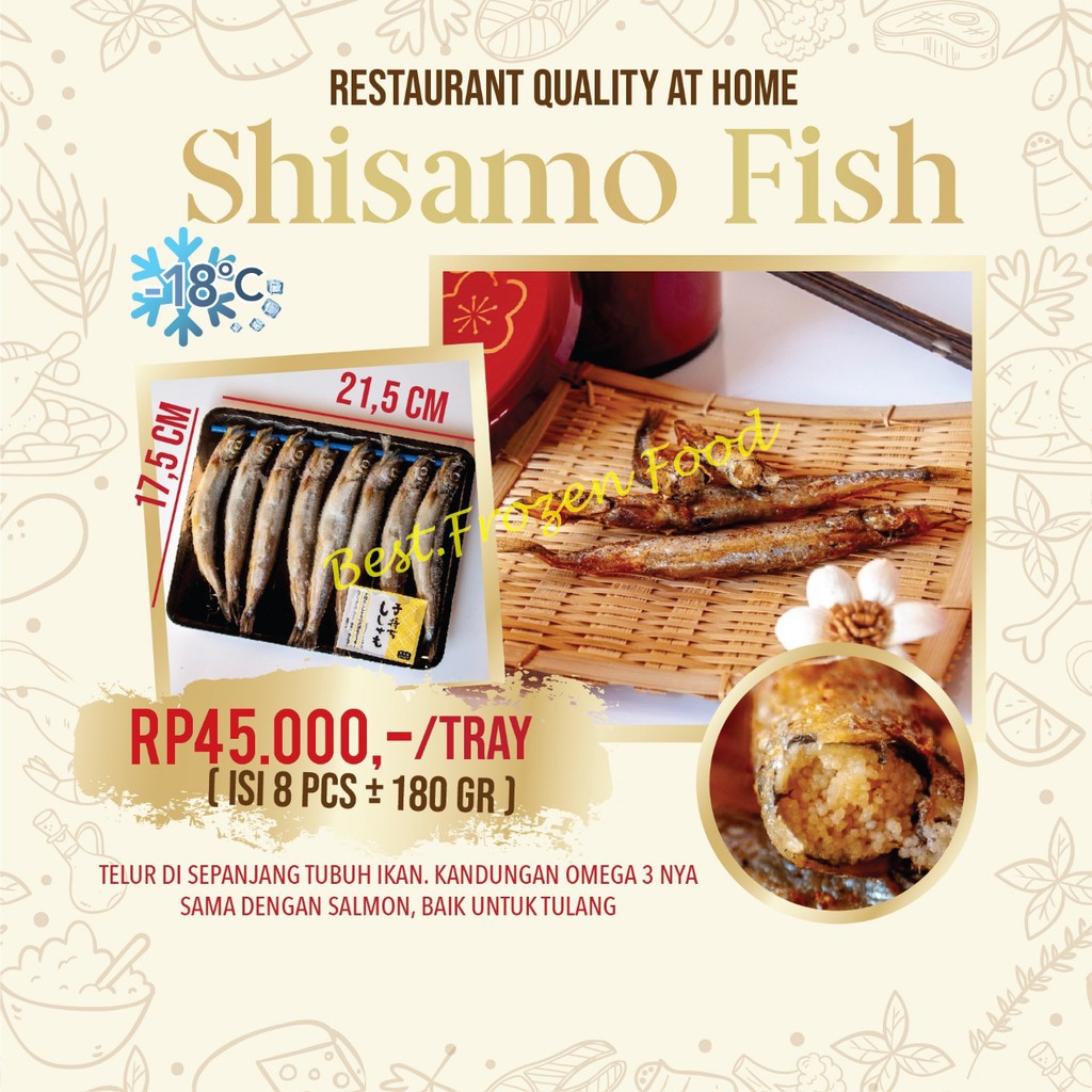 

Frozen Shisamo Fish