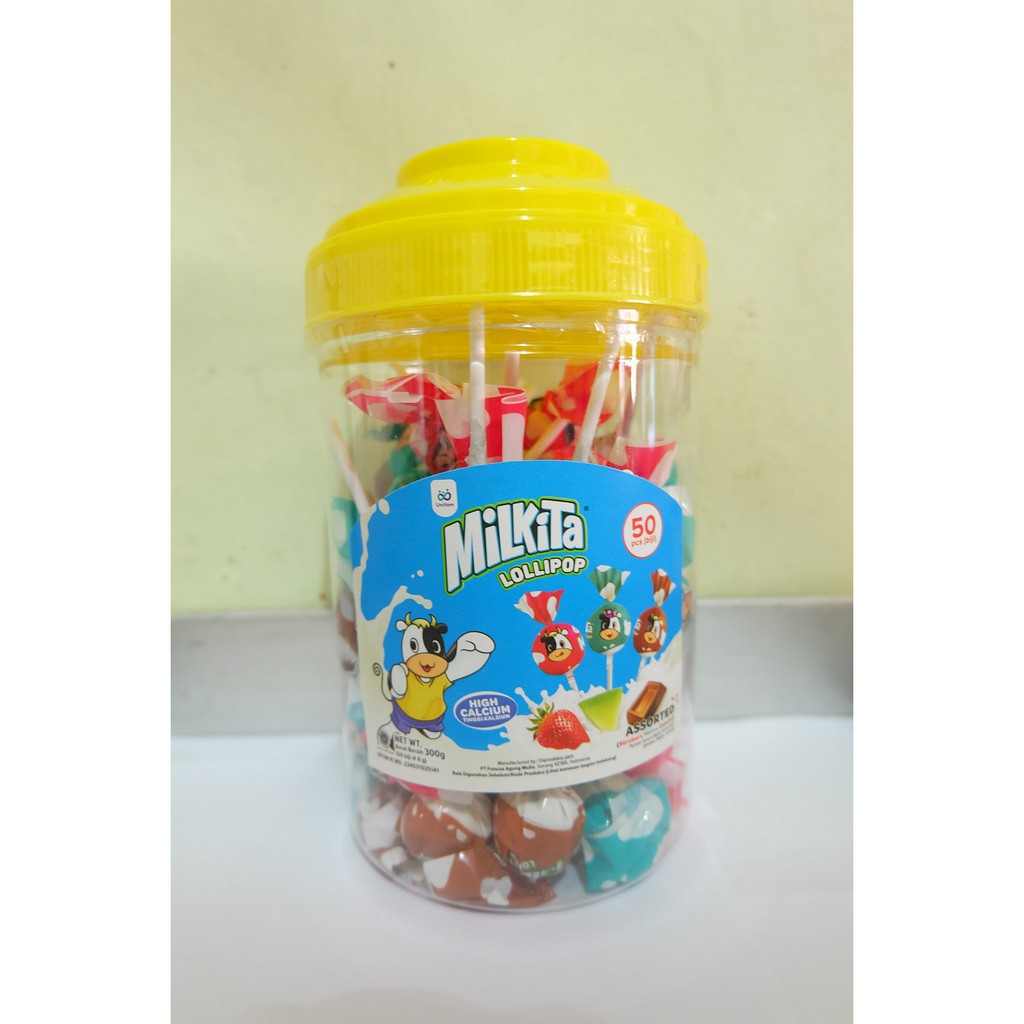 MILKITA PERMEN LOLIPOP TOPLES ISI 50 PCS