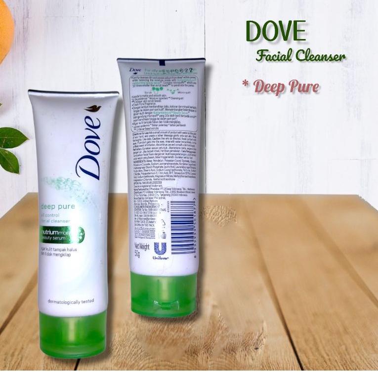 Jual [KODE B7448] DOVE FACIAL CLEANSER INNER GLOW & DEEP PURE 50gr