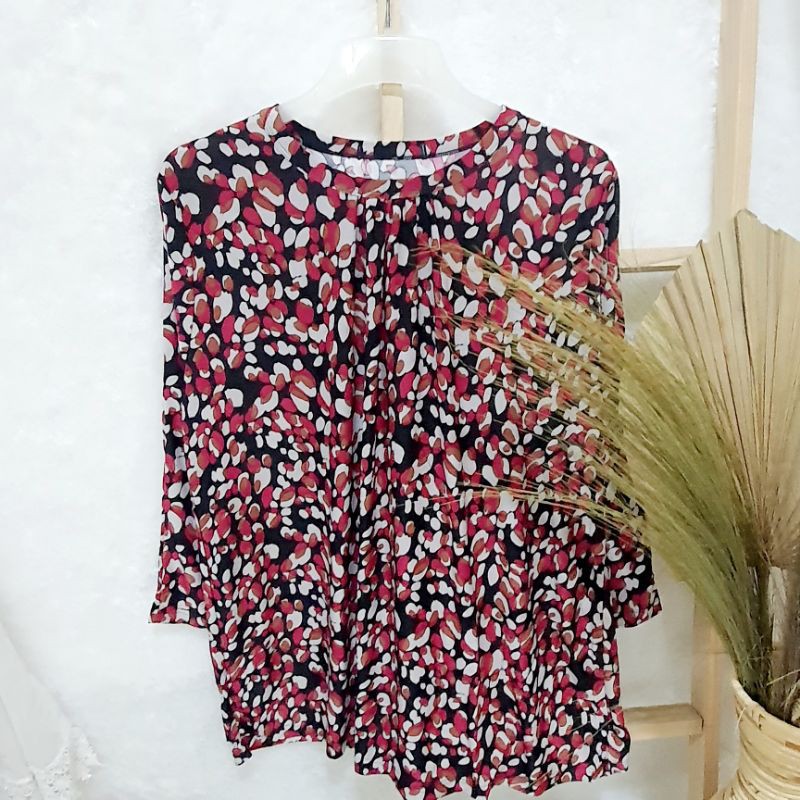 blus wanita ukuran jumbo (blus 2491)
