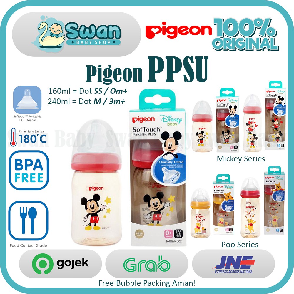 Pigeon Botol Susu PPSU / Feeding Bottle PPSU Pigeon