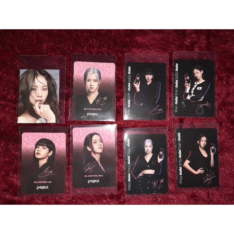 Photocard Blackpink Pepsi