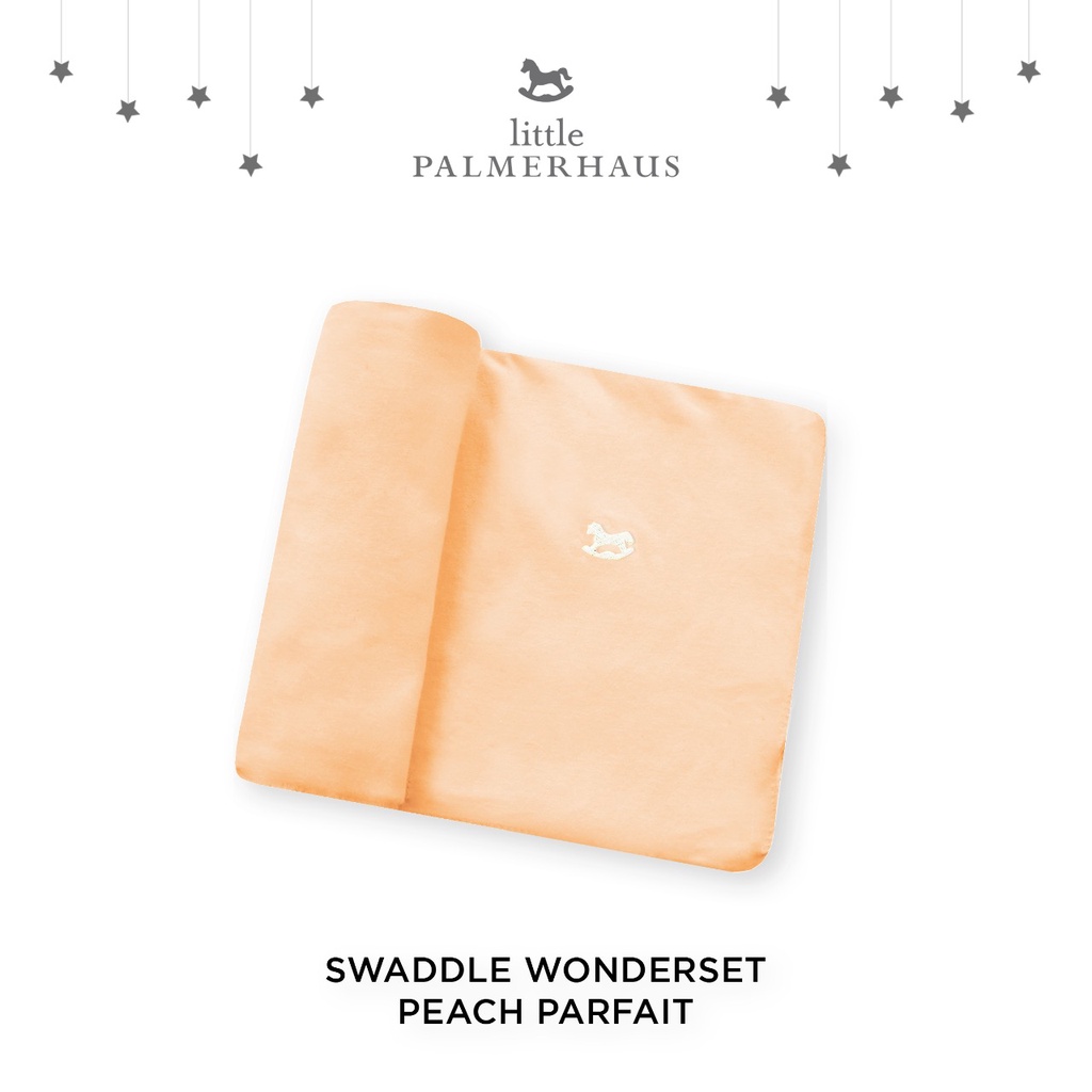 Little Palmerhaus Basic Swaddle Bedong Polos Bayi Newborn Size 105 x 85cm