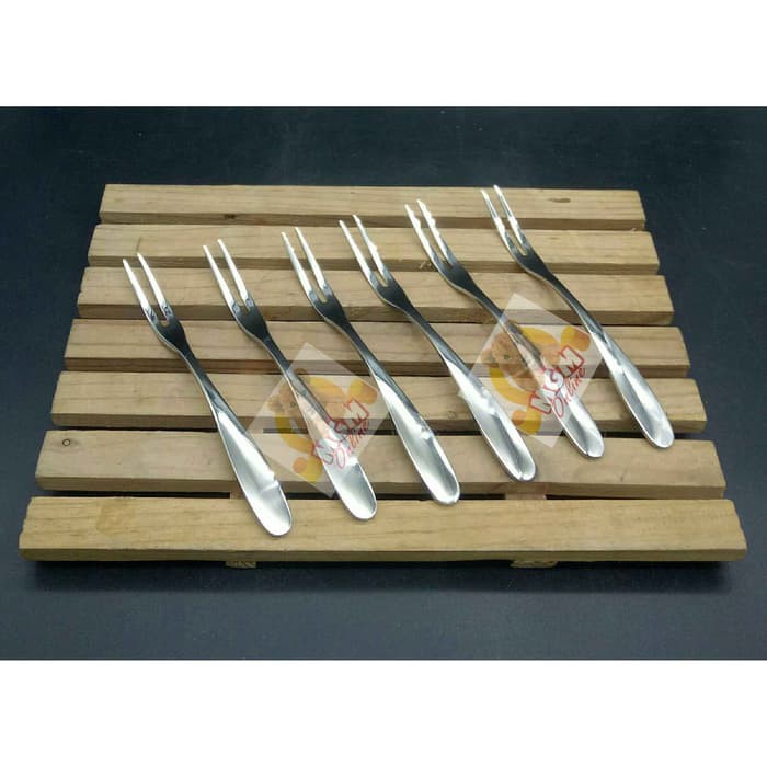 Garpu buah Hotel 12cm Stainless Steel 18-10 garpu mini stainless 2537