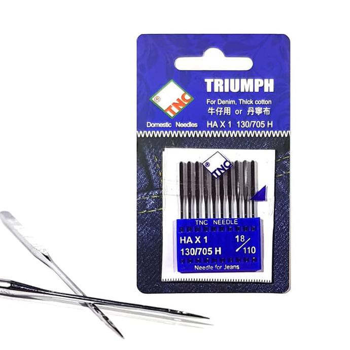 Termurah Jarum Mesin Jahit Untuk Bahan Tebal - Jeans - Denim - Ha X 1 Triumph Sjs Promo