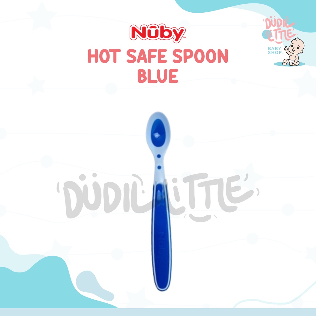 SENDOK NUBY HOT SAFE SOFT SPOONS PENDETEKSI SUHU 4m+ SATUAN 1PCS COD