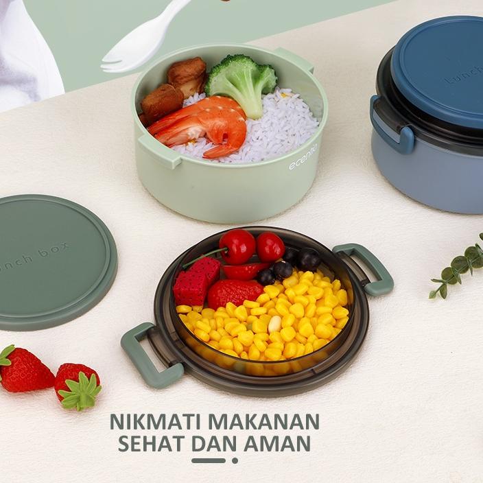 Terlaris ✼ ecentio Tempat makan 1300ml rantang dan tas kotak makan lunch box/food container/tempat m