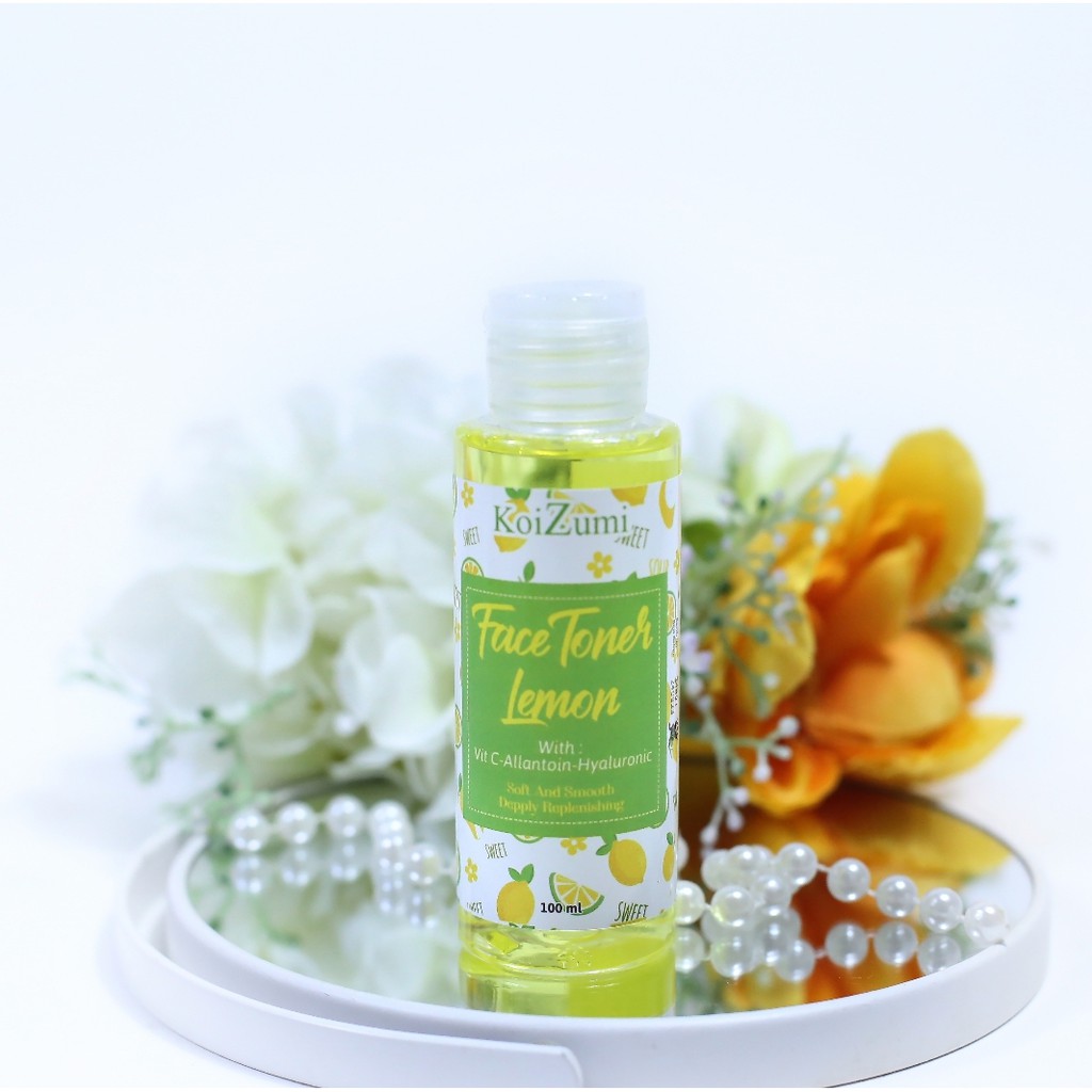 ❤ RATU ❤ Koizumi Face Toner Lemon 100ml | Toner Pelicin Wajah (✔️BPOM)