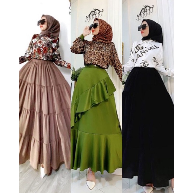 READY STOCK SET ROK PREMIUM ORI BY SHR/SET ROK LEOPARD/SET ROK KATUN ORI BY SHR REALPICT