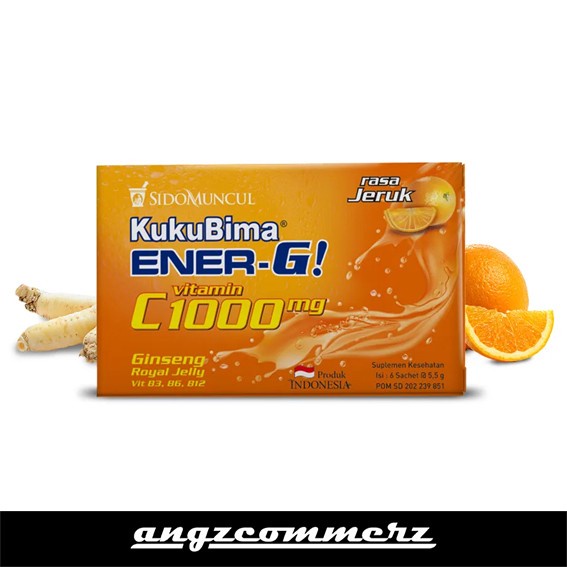 

SIDOMUNCUL Kuku Bima Ener G Jeruk 6 Sachet