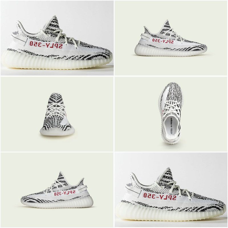 yeezy 350 white core black red