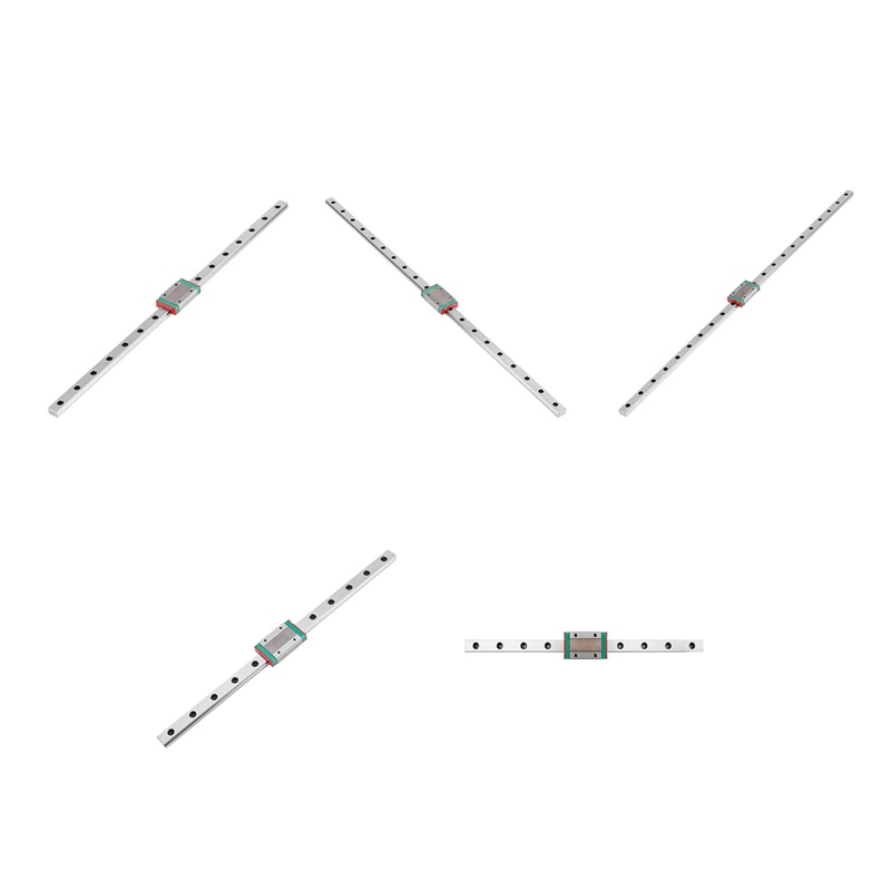 1 Mgn12H Mini Linear Guide Linear Slide Guide with Mgn12H Bracket for DIY 3D Printers and Cnc Machines 400mm