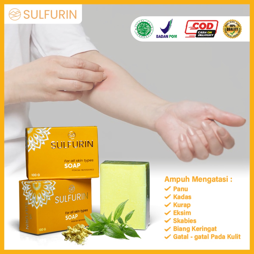 Obat Gatal Selangkangan Menahun Binahong SULFURIN 100gram ORIGINAL