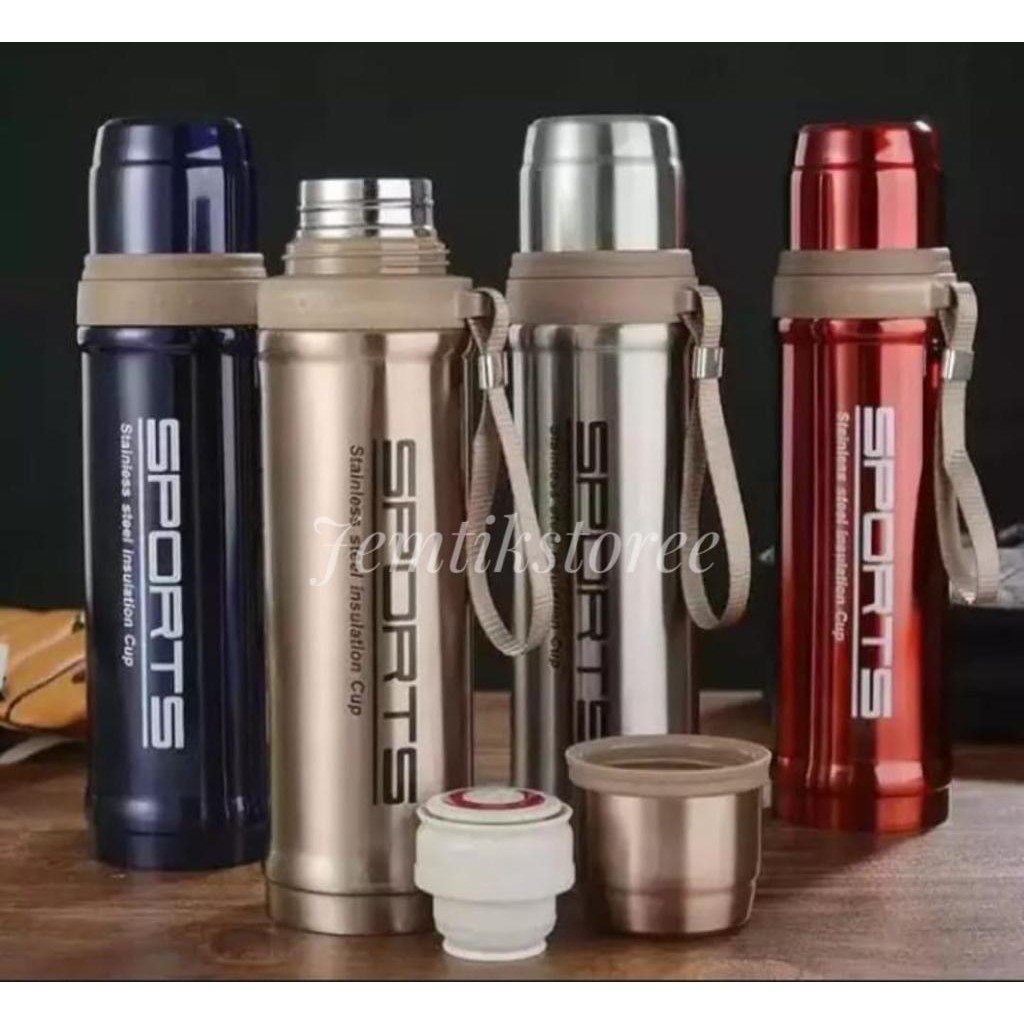 PRODUCT TERBARU DI TOKO KITA Termos botol SPORTS Vacuum Flask Cup bahan Stainless Steel bisa Hot/Col