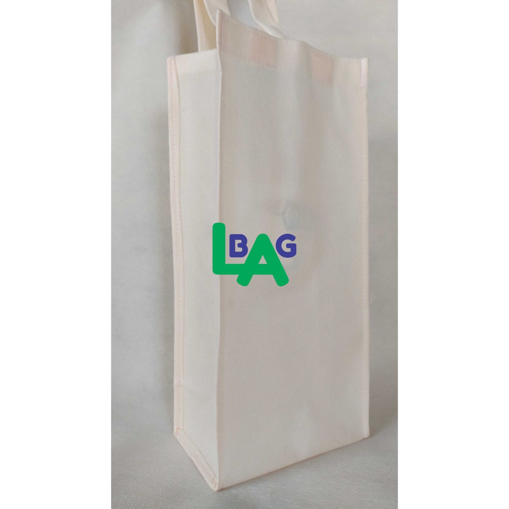 

12 Pcs/1 lusin Goody/Goodie Bag Spundbond Uk. Wine T32xP13xL10cm, 100Gsm