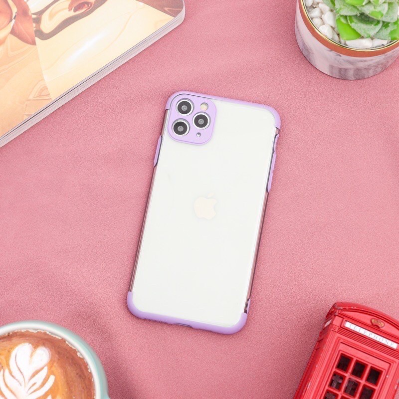 Transparan Lens Cover Case iPhone 12 Pro Max / Mini / Case iPhone 11 Pro Max / Case iPhone 7 Plus