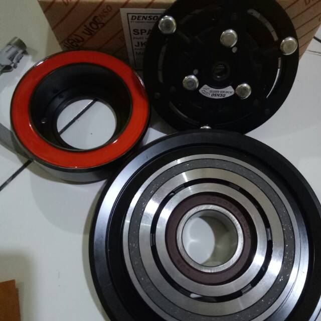 Puli pulley kompresor ac mobil.new vios maknet klet klat Magnet clutch new vios