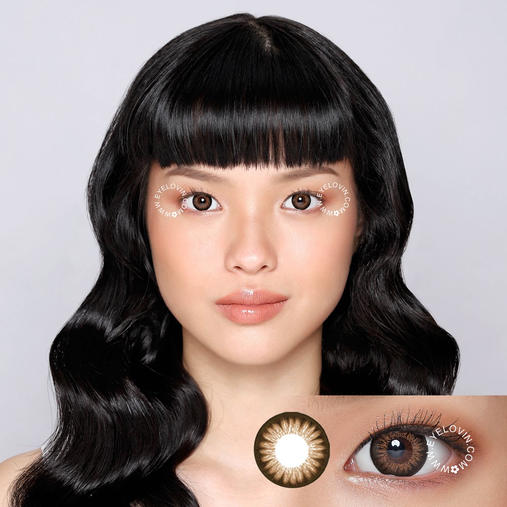 Eyelovin x Patricia Stephanie Softlens Neo Cosmo - Mendy Brown N024