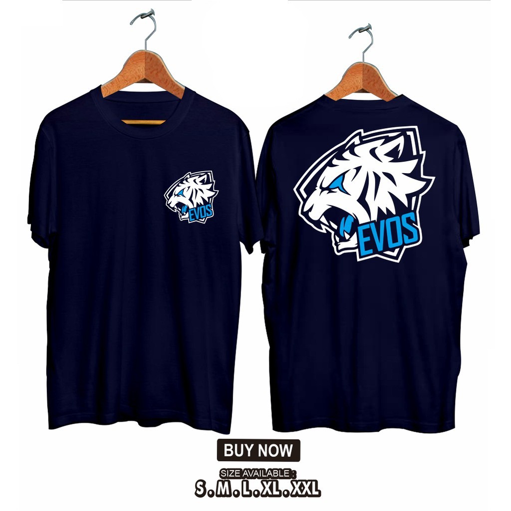 Kaos Baju Pria Evos Esport Logo Gaming