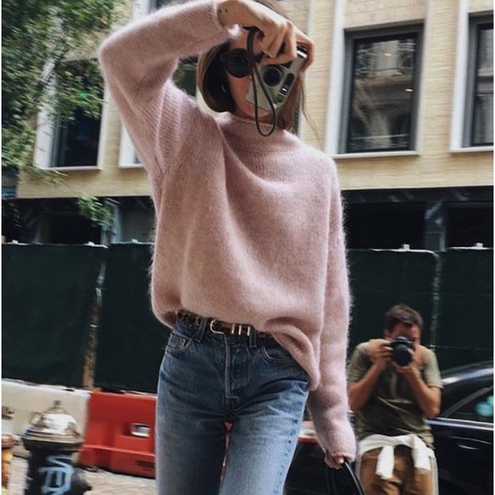 SUPER SALE BONGKAR CUCI GUDANG pakaian atas wanita rajut halus kepang motif bordir mutiara more fuzz