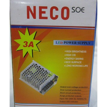 NECO SOE Led Power supply 3A / Power Supply Lampu Led