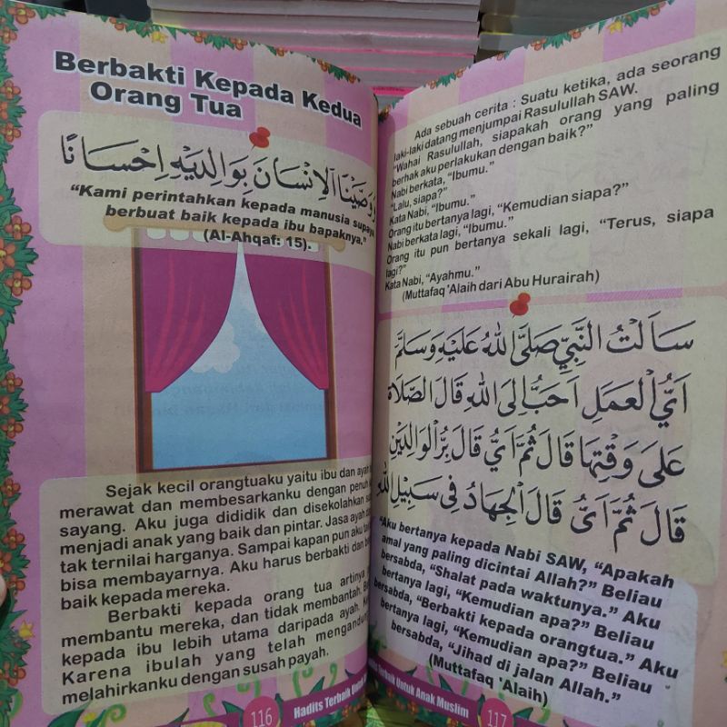 Buku Bimbingan Berdoa Untuk Anak Anak Muslim - Full Colour (Bergambar)