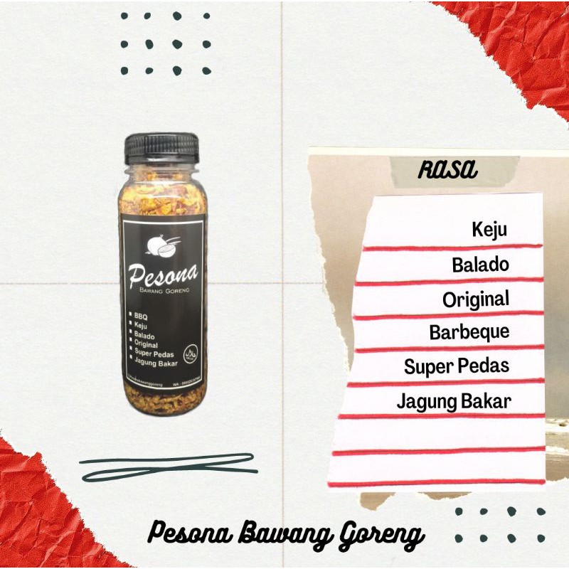 

BAWANG GORENG PESONA BAWANG GORENG RENYAH BAWANG GORENG BERKUALITAS BAWANG GORENG BREBES 65 gr
