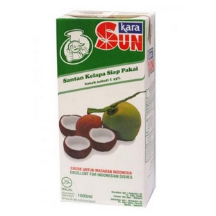 

Sun Kara Santan Kelapa Siap Pakai 1000ml [BB]