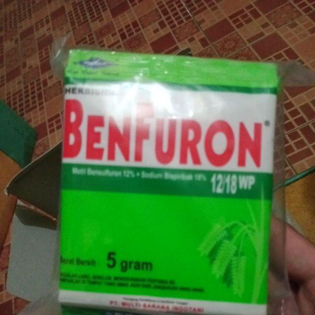 Herbisida Benfuron Berat Bersih 5 Gram