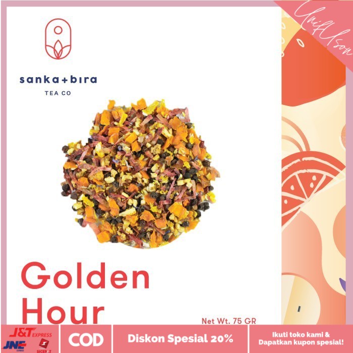 

⭐COD⭐ Tisane Sanka+Bira Tea Co Golden Hour 20 Tea Bags | Non-Tea Blend