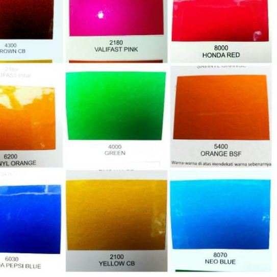 

Terbaru Cat Candy tone transparant blue red yellow green brown violet candytone 200ml candytone nc