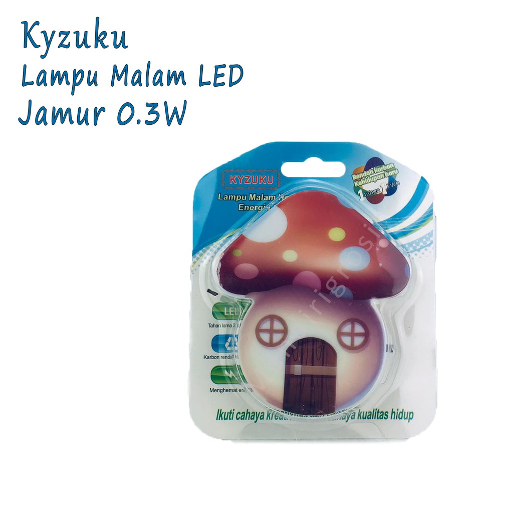 Lampu Tidur * LED * Kyzuku * Jamur * KZ-126