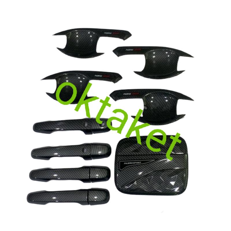 Paket outer  handle tank cover  all new Pajero 2016 2018 2020 2022 full carbon