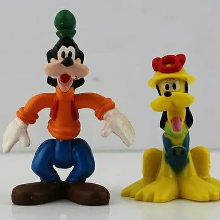 Mombaby1 Mainan Anak Figure Bebek 1 set/ Topper Cake Kue/ Pajangan Meja/ Pajangan Kue