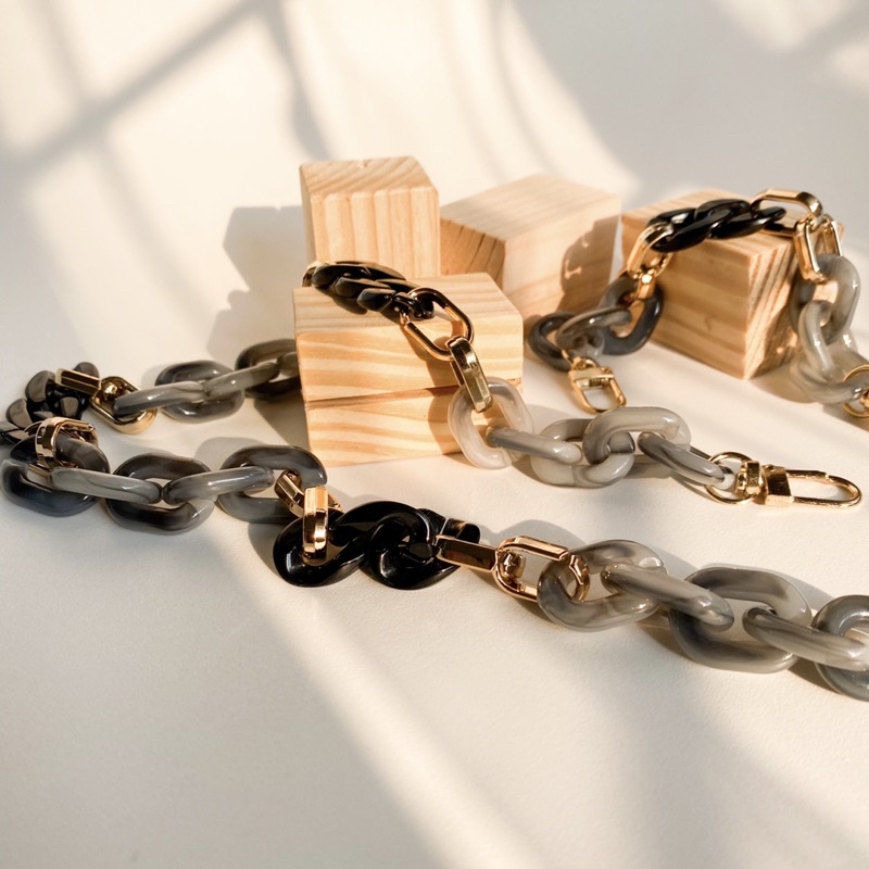 Kolkata Marble Chain Strap Mask | Tali Masker | Hijab Connector