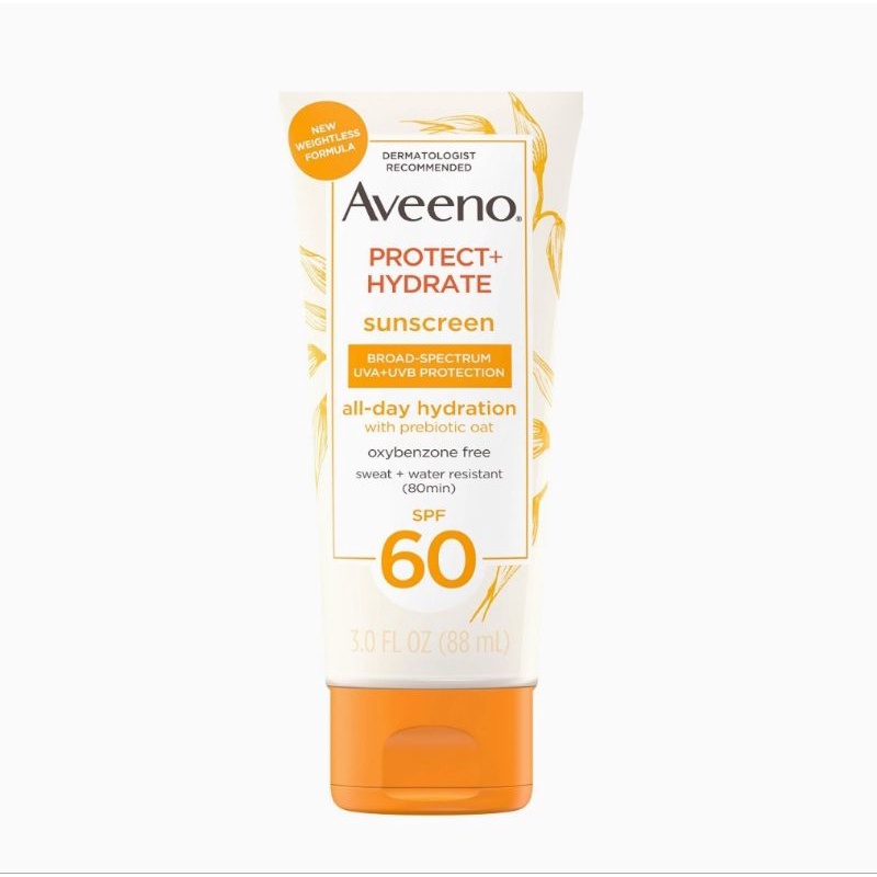 Aveeno Protect + Hydrate Moisturizing Body Sunscreen Lotion 88 ML