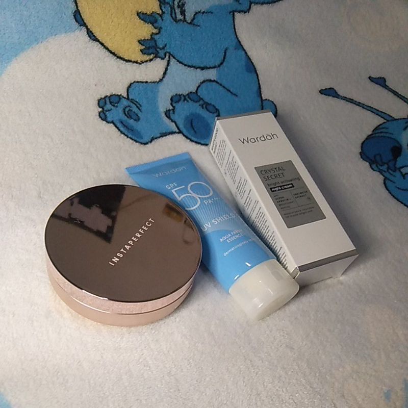 Preloved Wardah Instaperfect Mineralight Matte BB Cushion, Wardah Crystal Secret Bright Activating N