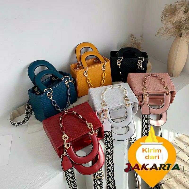 (2PC BISA IKG)GTBI99882777 New Arrival  !!!  Tas Selempang  Tas Wanita Import  Premium Terbaru