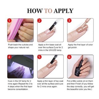 【 COD 】Rising Lady Alat Pengering Kutek Gel Lampu LED UV Mini 6W Portabel/ Sun Mini Lamp UV LED Nail Gel Polish Dryer