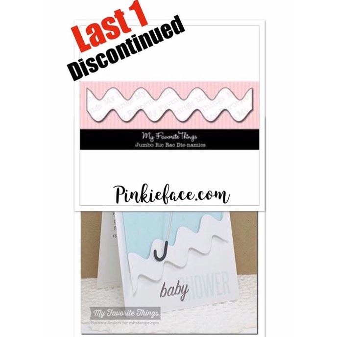 

* Dies Scrapbook Jumbo Ric Rac / Cetakan Pisau Pon Border