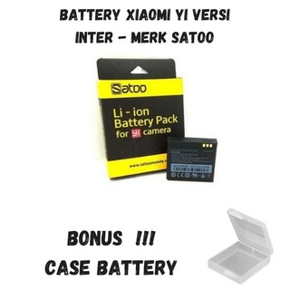 Original Battery Baterai Batere Xiaomi Yi Versi Inter Yi