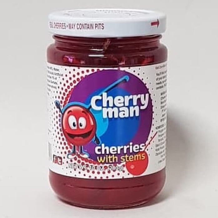 Buah Cheri/Ceri merah Tangkai 283gram