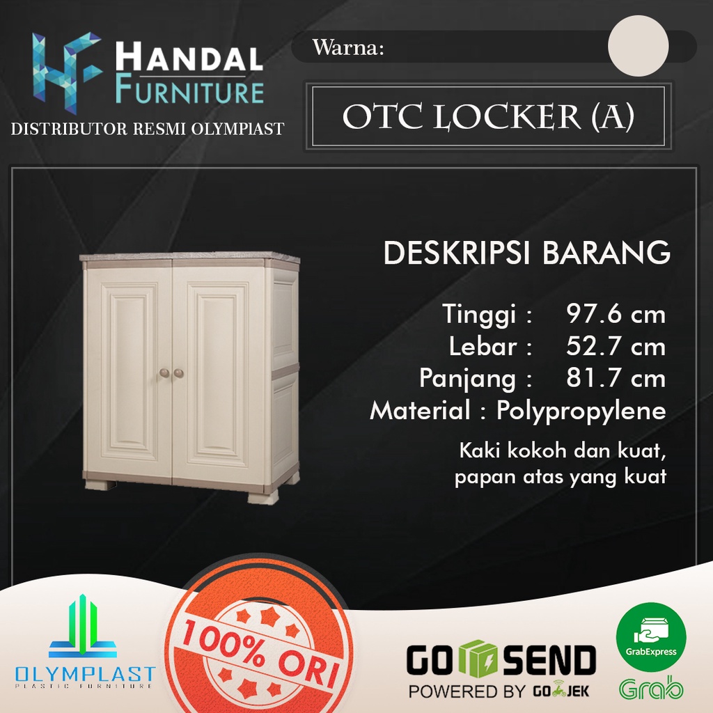OTC LOCKER (RAK SERBAGUNA PLASTIK) - OLYMPIC OLYMPLAST