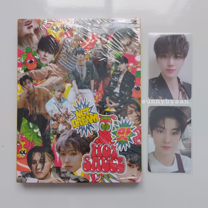 album nct dream hot sauce crazy boring chilling haechan chenle jisung set pc cafe