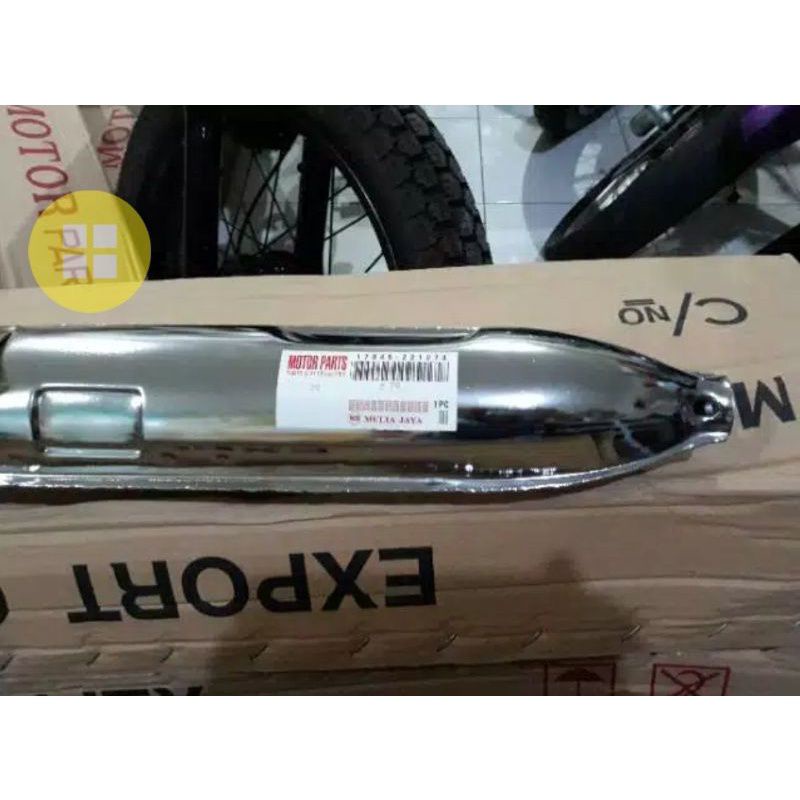 KNALPOT ORIGINAL HONDA C70 PITUNG MERK NTD