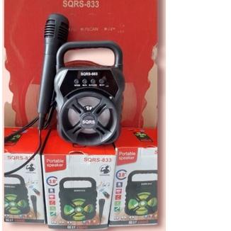 SQRS-663 Speaker Bluetooth Karaoke SQRS663 Speaker Bluetooth + Mic karaoke