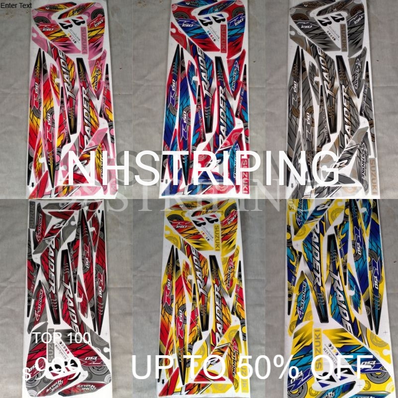 STRIKER STRIPING SATRIA FU VARIASI 2012/ FU BARONG POLET